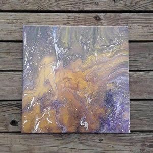 Original Acrylic Abstract Decor Art